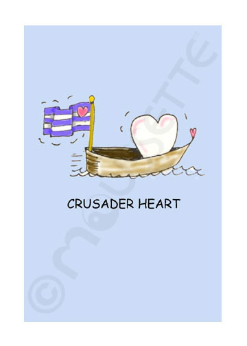 CRUSADER HEART card