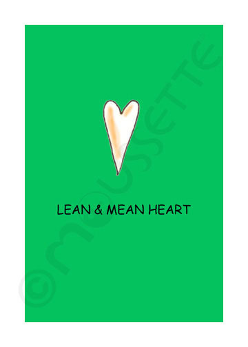 LEAN & MEAN HEART card