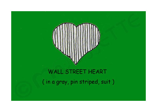 WALL STREET HEART card