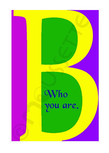 be who you are