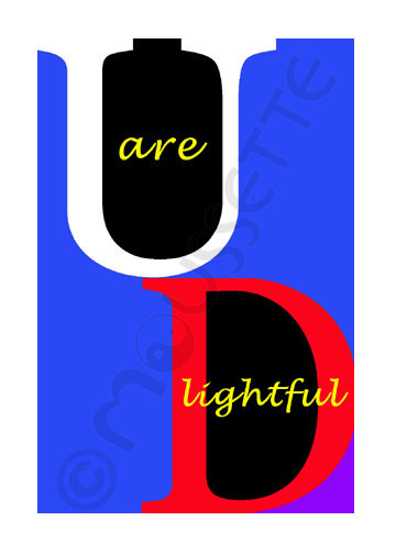 U R D-lightful card