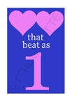 2 hearts that beat as 1 card #5
